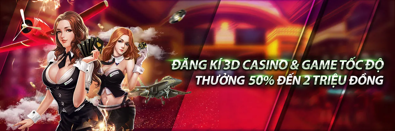 Hình nền casino trực tuyến 2233 Win với đèn neon và người chơi